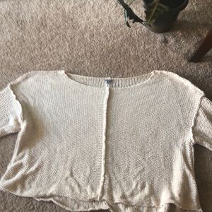 Aerie off the shoulder baggy sweater